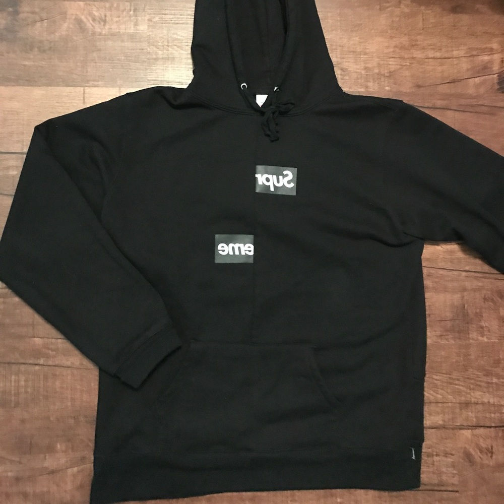 Authentic CDG Split Box Logo Supreme FW18
